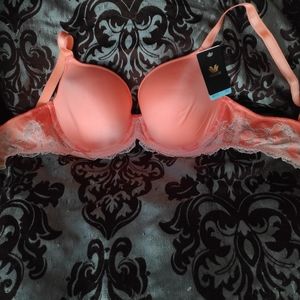 Wacoal Rosedust/Angel Wing"Lace Affair" Tshirt Bra